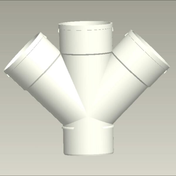 PVC Double Y (Chicken Leg) Fitting