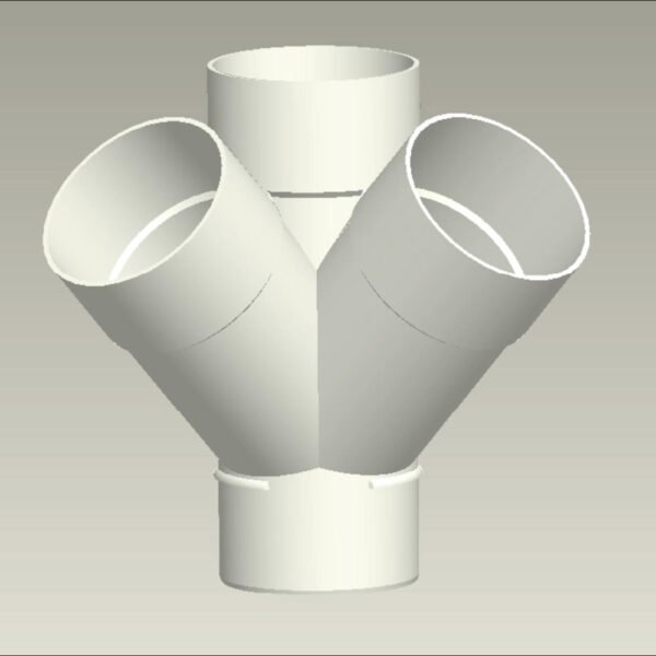 PVC Double Y Bend