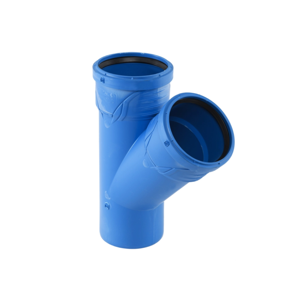 Y‑Branch Push‑Fit Pipe Fitting (Silent)