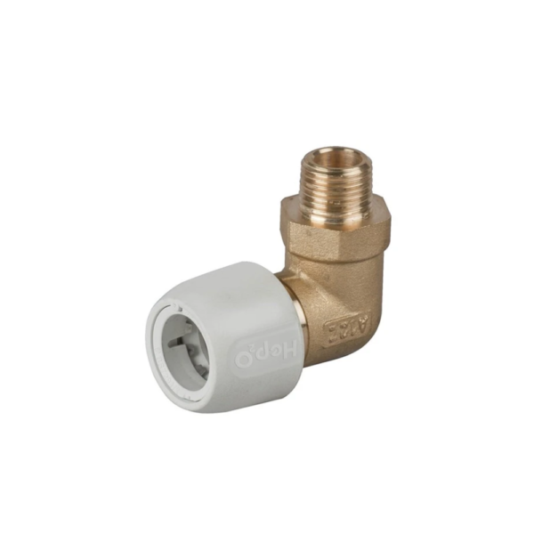Acorn Male Brass Elbow